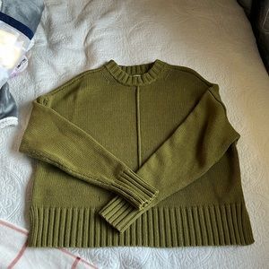 target olive green sweater